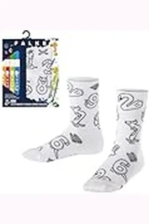Falke Uniseks-kind Sokken Paint Your Own Socks K SO Katoen Gedessineerd 1 Paar, , 31-34