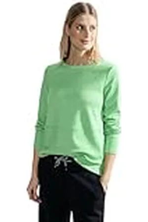 CECIL Dames shirt met lange mouwen gestreept, , XS