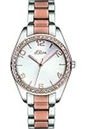 QS by s.Oliver Time Dames Kwartshorloge met Roestvrij Stalen Armband SO-2774-MQ