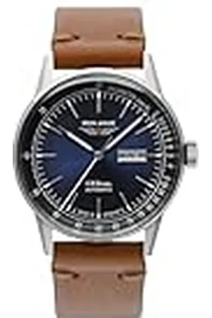 Iron Annie Herenhorloge met leren band serie G38 dessau automatisch datum weekdag 5366, , Klassiek