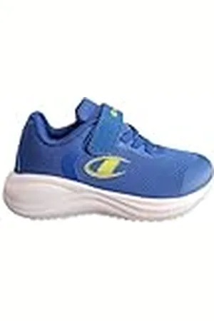Champion Syphon Engage Mesh B PS Low Sneakers, Blu Elettrico/Giallo Solfo (BS030), 29,5 EU, , 29.5 EU