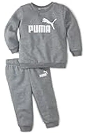 PUMA Minicats Ess Crew Jogger Fl uniseks-baby Minicats ESS Crew Jogger FL, medium grijs heather, 62