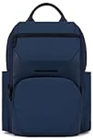 Piquadro Computer en iPad® Backpack van gerecyclede stof met ster omband, anti-diefstal kabel, tas voor fles en RFID-bescherming, , , Eén maat, 0 stuks