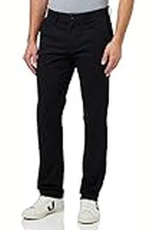 Tommy Hilfiger Herenbroek, katoen, chino, Zwart, 29W x 29L