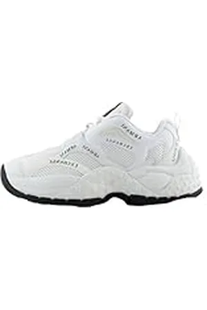 Armani Exchange Dames Vedder, Microsuede Clean Essential Look sneakers, Op. White+ op. White, 36,5 EU, , 36.5 EU