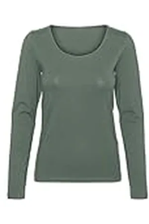 VERO MODA Dames Vmlulu Ls U-Neck Top JRS Ga Noos Shirt met lange mouwen, , XS