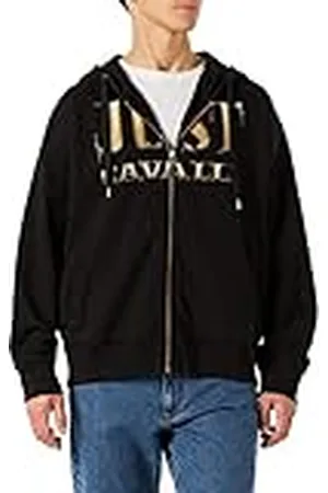 Roberto Cavalli Sweatshirt met ritssluiting voor heren, , S