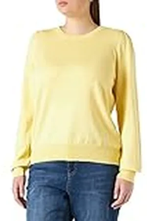 Peppercorn Dames Tana Puff Longsleeve Pullover, 6040 Pale Geel, 44/Grote maat