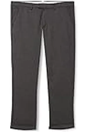 JACK & JONES JACK&JONES PLUS JPSTOLLIE JJHUGO AKM PLS broek, donkergrijs, 40/32