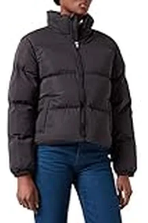 Urban classics Dames Dames Short Peached Puffer Jacket Jacket Jacket, , 5XL