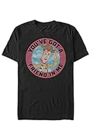 Disney Uniseks-volwassene Toy Story - Woody Friend Organic Short Sleeve T-shirt T-Shirt S