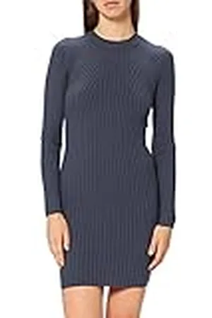 Pieces® Pccrista Ls O-Neck Knit Dress Noos Bc Jurk voor dames, , XL