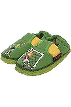 Giesswein Jongens pantoffels Arnstadt - Lichtgewicht katoenen pantoffels, zomer blootsvoets schoenen voor kinderen, anti-slip kleuterschool schoenen
