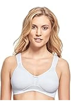 Susa Basics ondersteuningsbeha van katoen, zonder beugel, voor dames, met voorgevormde cups en ontlastingsbandjes, ontlasting van rug, nek, schouders, , 85D