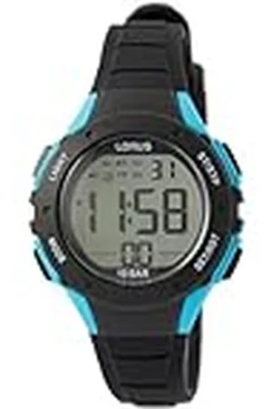 Lorus Digitaal kwartshorloge voor jongens met siliconen armband R2359PX9, , , Riemen.