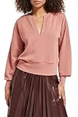 Scotch&Soda Dames Open V-hals Beaded Sweatshirt, , S