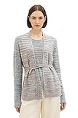 TOM TAILOR Damescardigan met ceintuur, , XXL