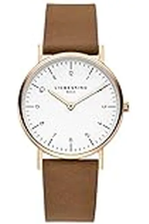 liebeskind Liebeskind analoog kwartshorloge voor dames, met leren armband, , 34 mm, Band