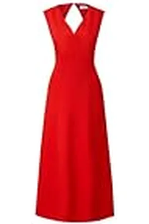 QS by s.Oliver Maxi-jurk voor dames van linnenmix, , 44
