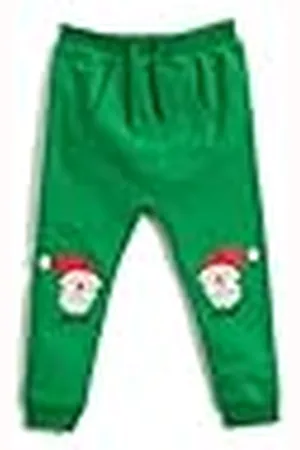 Koton Babyboys Trekkoord Jogger Sweatshirt Christmas Thema Kerstman Bedrukt Pocket Detail Sweatpants, , 18-24 Monate