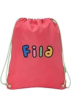 Fila Uniseks kinderen Limay Funny Logo Kleine Sport Rugzak met trekkoord, , Size 40x32 cm