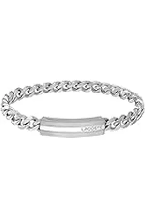 Lacoste Heren ADVENTURER Collectie Ketting Armband - 2040091, Eén maat, Roestvrij staal, Geen edelsteen