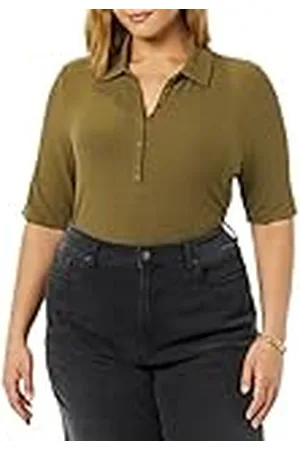 Amazon Dames Fine Rib Polo (voorheen Daily Ritual), , X-Small