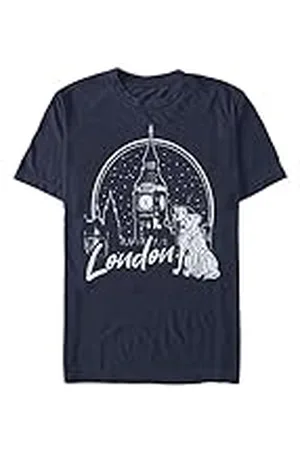 Disney Classics 101 Dalmatians - London Pups Unisex Crew neck T-Shirt 2XL