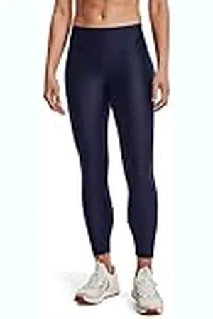 Under Armour Hallo enkellange lange gymlegging met hoge taille, hardloopleggings met 4-weg stretch en antislip tailleband, ideaal voor yoga, pilates, fietsen, enz, , XL