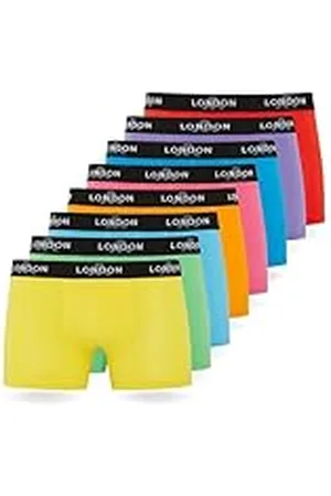 FM London Heren Hipsters (4/8-Pack) Mens Boxers, , L