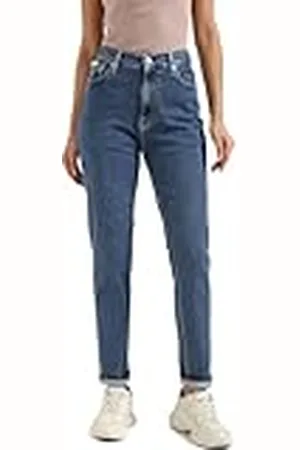 Calvin Klein Tapered Fit Mom Jeans voor dames, , 32W / 30L