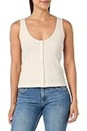 Pinko Dogville lichte tanktop van geribbeld breiwerk, , S