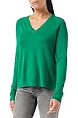 Peppercorn Dames Tana V-hals Pullover, Cadmium Groen, XS