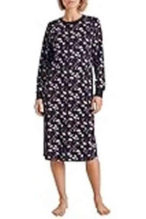 Calida Dames Midnight Mushrooms nachthemd, , standaard, , One size