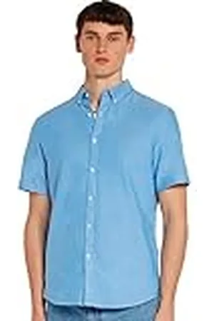 Farah Brewer Slim Fit Oxford overhemd van katoen voor heren, , S
