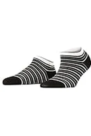 Falke Dames Korte sokken Stripe Shimmer W Sn katoen kort gedessineerd 1 paar, , 39-42