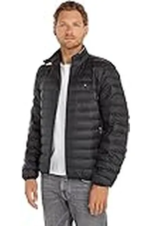 Tommy Hilfiger Packable Recycled Jacket MW0MW18763 overgangsjas, Zwart (zwart)