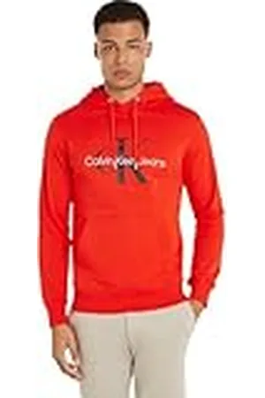 Calvin Klein Seasonal Monologo Regular Hoodie voor heren, , XXS