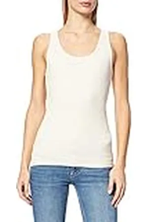 Ichi IHSUPER TO2 Jersey Top dames shirt tanktop met ronde hals van katoen met stretch-aandeel, , XS