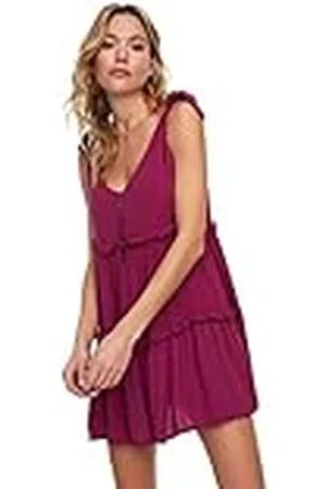 Trendyol Damesjurk met knoopsluiting, gedetailleerde strandjurk, , maat 42