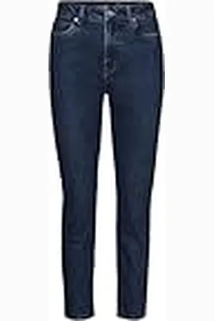 VERO MODA VMBRENDA HR Straight ANK GU3135 GA NOOS Jeansbroek, Dark Blue Denim, 28/32