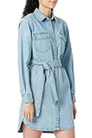 JACK & JONES JXTHALIA Regular Dress CR3 NOOS jurk, Light Blue Denim, S, , S