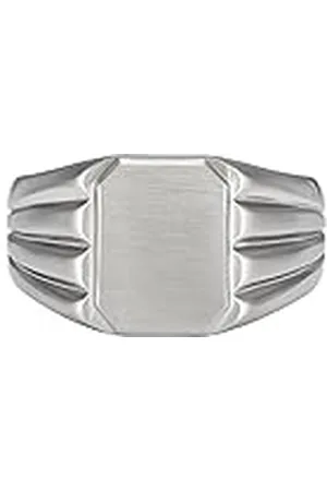Fossil Ring voor mannen, roestvrij stalen zegelring, JF0446704011