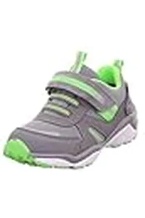 Superfit Sport5 Sneakers voor jongens, Lichtgrijs lichtgroen 2500, 25 EU