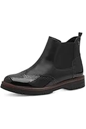 QS by s.Oliver Dames Lace Boot Flat 5-25424-43 enkellaarzen, , 39 EU, , 39 EU