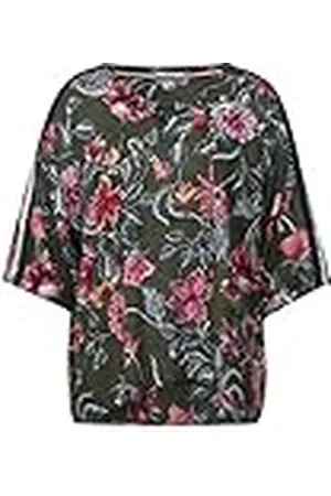CECIL Dames B343317 tuniekblouse, woestijn olijfgroen, KXS