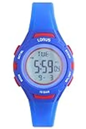 Lorus Digitaal kwartshorloge voor jongens met siliconen armband R2389PX9