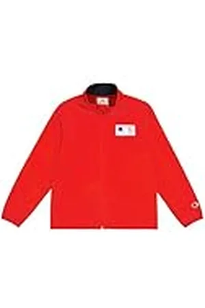 Champion Legacy Retro Sport B (306864) - Quick-Dry Micro Polar Fleece Full-Zip High-Neck Sweatshirt, Slipper/Navy (CRD/NNY), 15-16 jaar (XXL) kinderen FW24, , 15-16 jaar