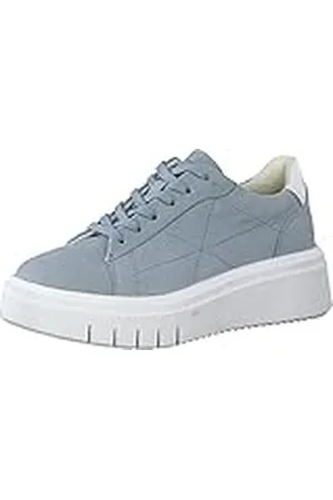 Tamaris Dames 8-83716-20 leer Comfort Fit uitneembaar voetbed sportief flexibele zool moderne sneakers, , 42 EU Breed