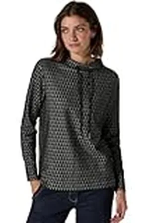CECIL Minimal Jacquard T-shirt, , L